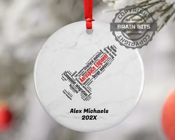 Aerospace Engineer Personalized Christmas Ornament