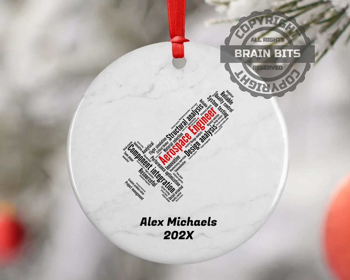 Aerospace Engineer Personalized Christmas Ornament