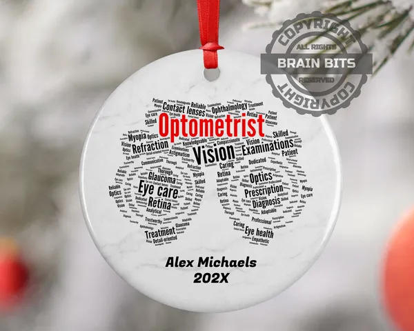 Optometrist Personalized Christmas Ornament