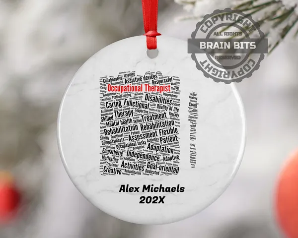 Occupational Therapist Personalized Christmas Ornament