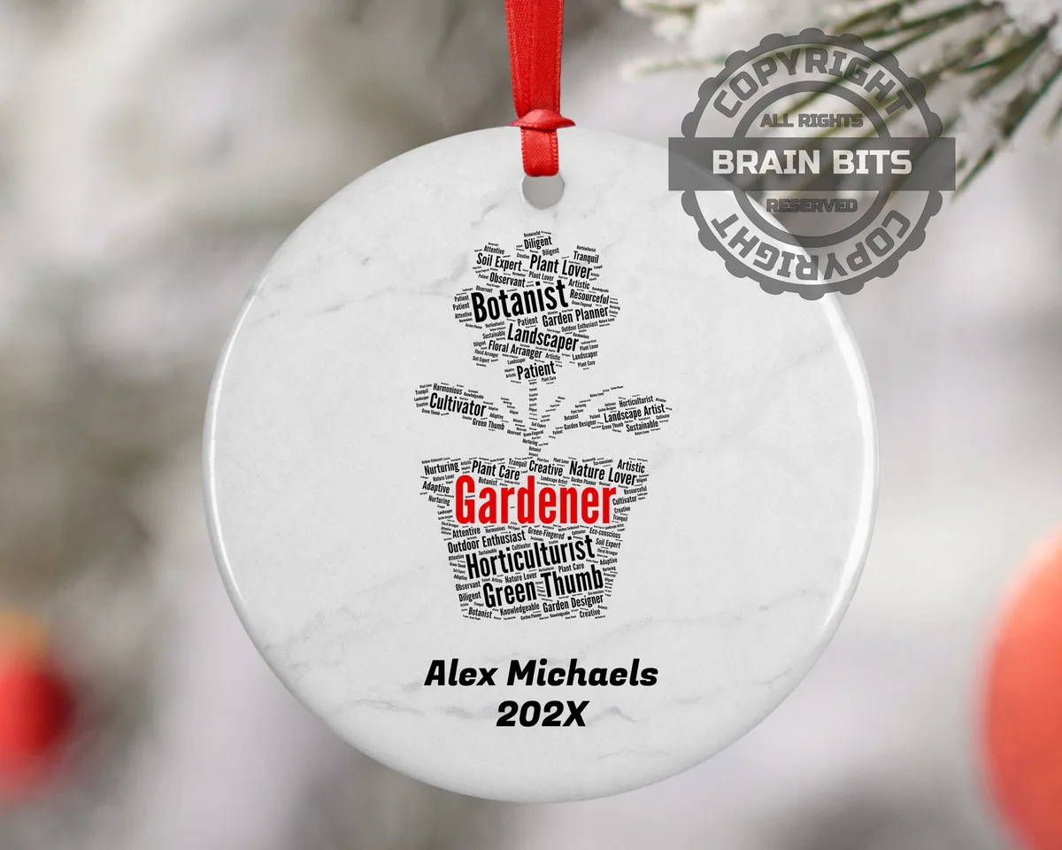 Gardner Personalized Christmas Ornament Backup
